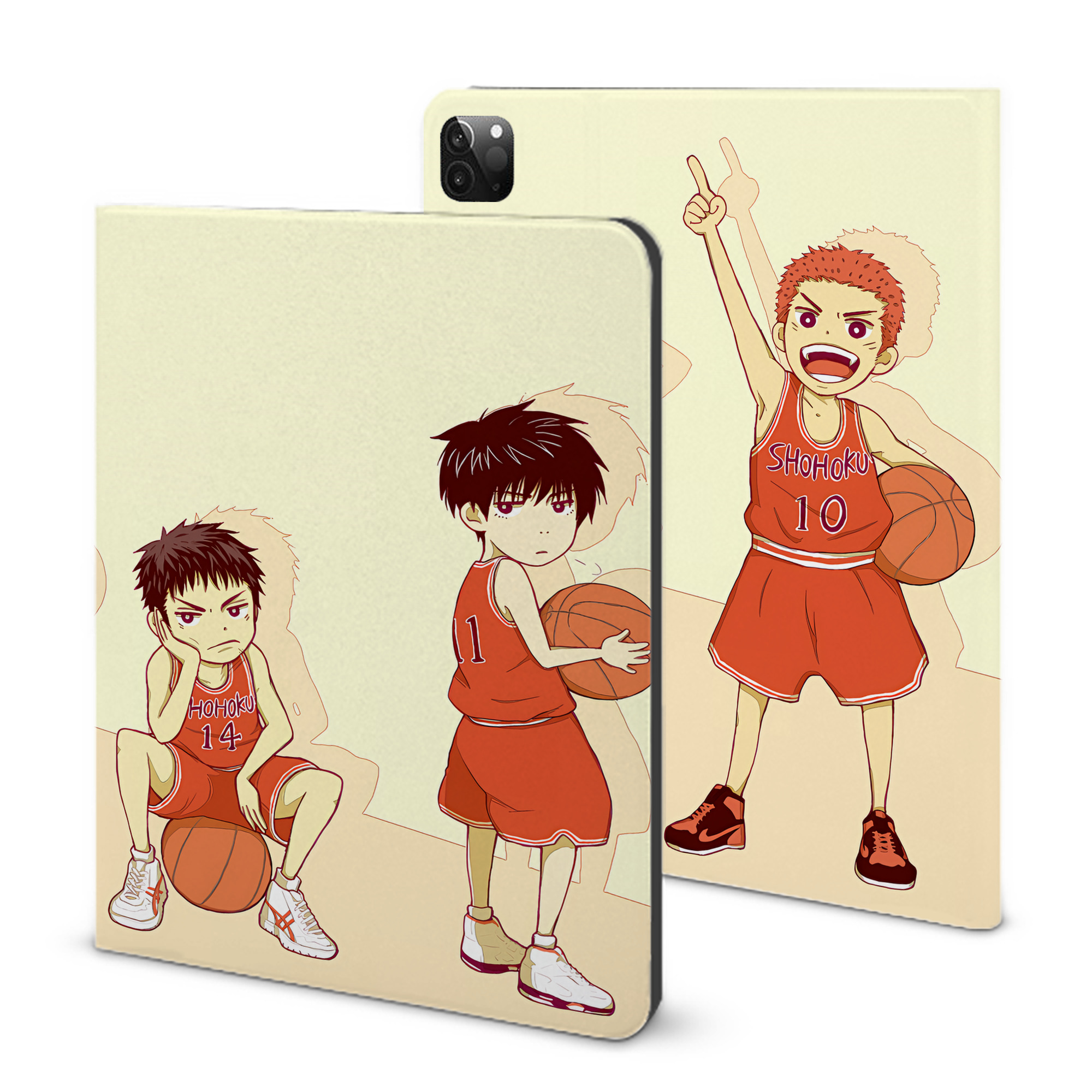 （画像用） SLAM DUNK／スラムダンク IPadケース ペンホルダー付き ブックスタイルデザイン